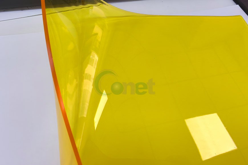 Clear Yellow PVC Strip Curtains