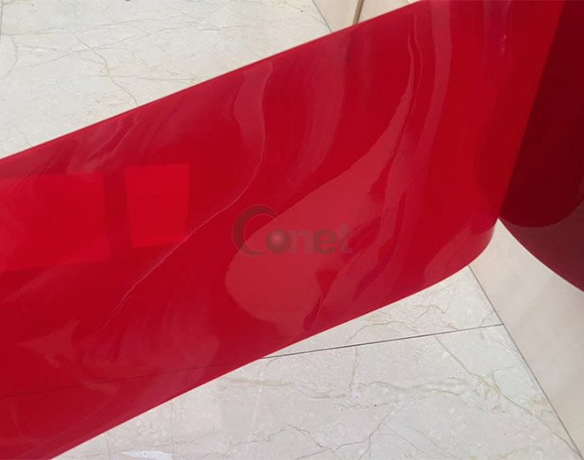 Red Soft PVC Strip 