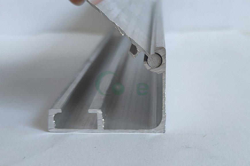Covered- Aluminum Rail System for PVC Strip Curtains