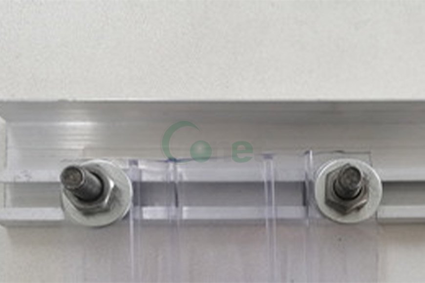Open- Aluminum Rail System for PVC Strip Curtains