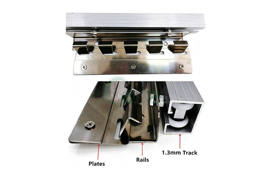 PVC Strip Curtain Sliding System