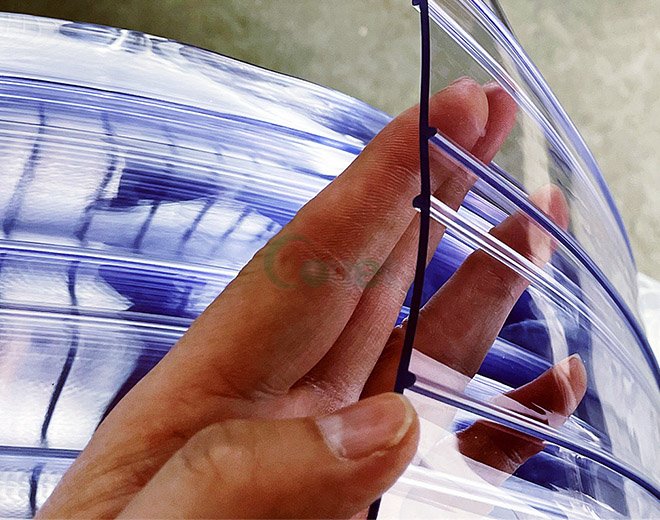 Ribbed PVC Strip Roll