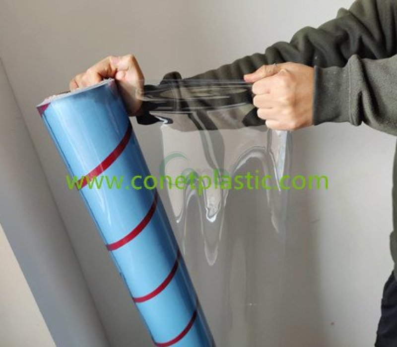 PVC Flexible sheet stretching test photo
