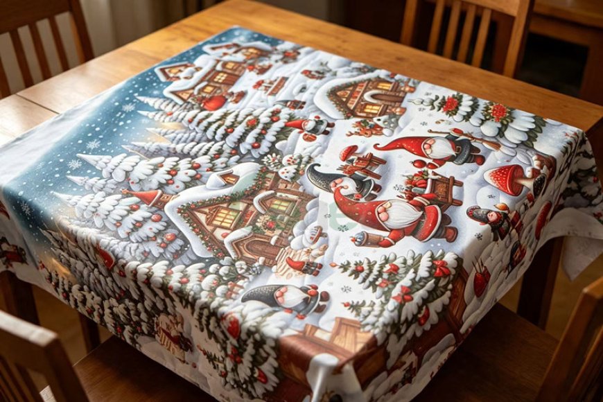 Beautiful Christmas Tablecloths