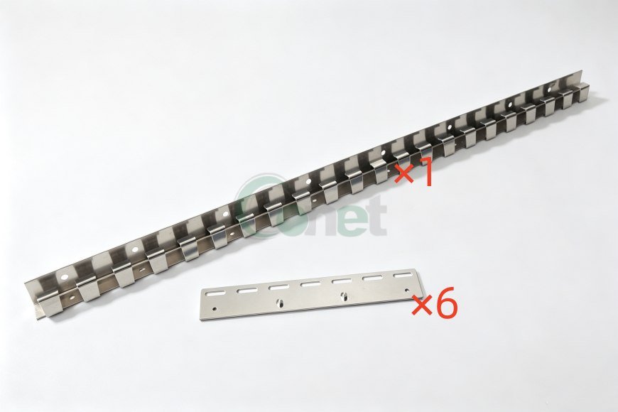 Stainless Steel Suspension System Kit ×6，PVC Strip Curtains