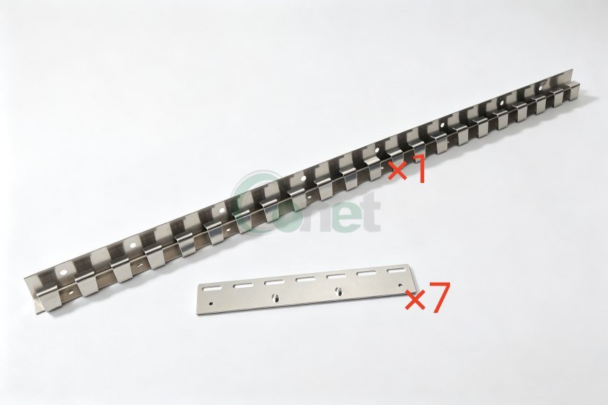 Stainless Steel Suspension System Kit ×7，PVC Strip Curtains