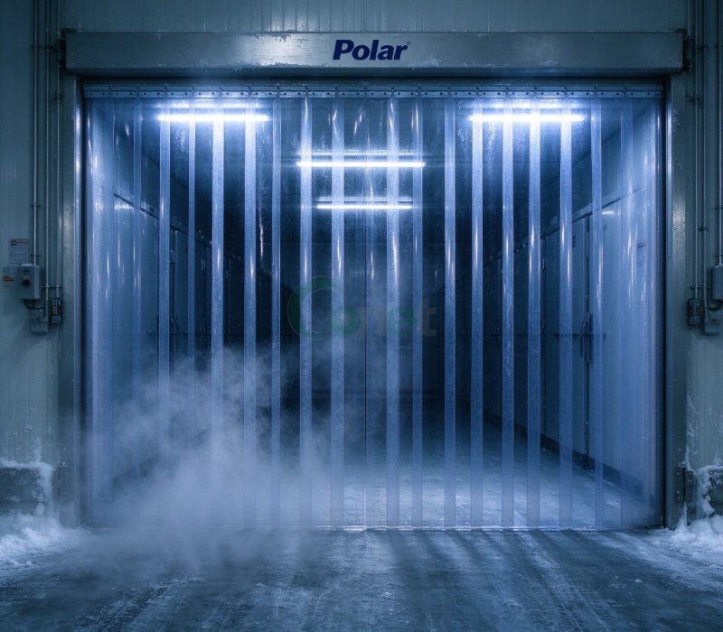 Polar PVC Strip Curtain: Adaptation to Low-Temperature Environments of Varying Degrees