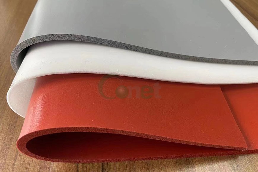 Smooth Silicone sponge rubber sheet