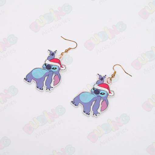 Customized Acrylic Stitch Earrings Set for Kids DD1039