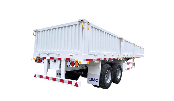43ft 2 Axle 40T Drop Side Semi Trailer-official