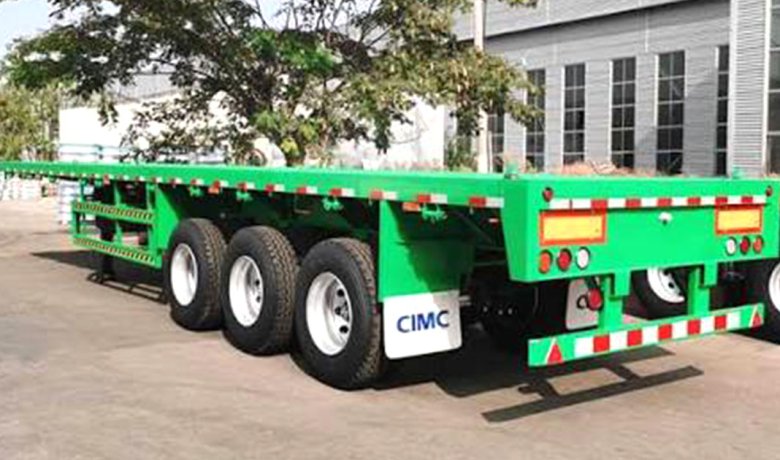 40FT 3 Axle Flatbed Trailer 50T