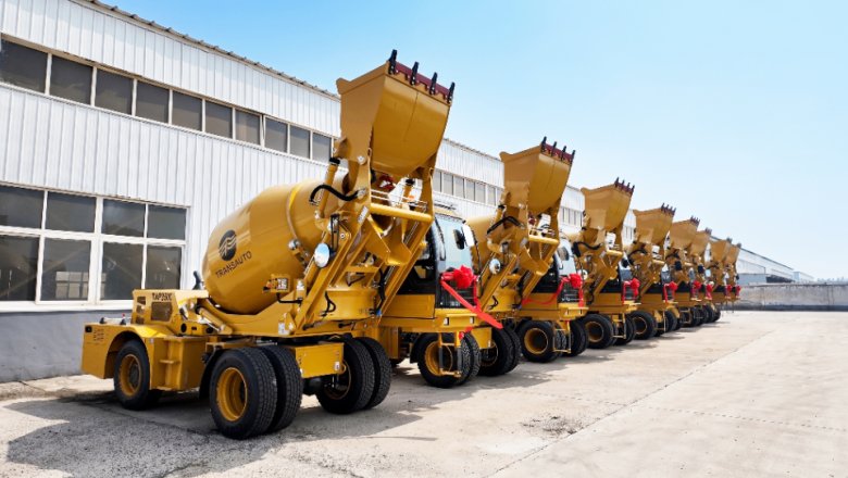 TRANSAUTO Self-Loading Concrete Mixer Truck Custom Case