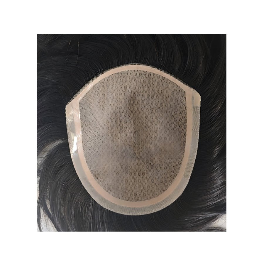 Full Silk base virgin human hair topper for women
