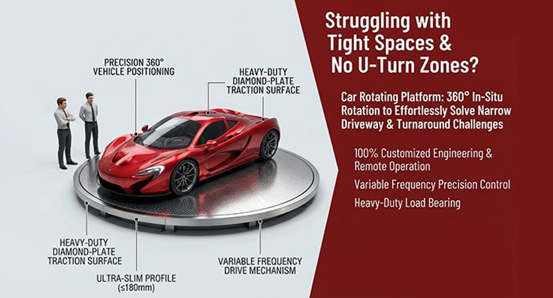 Deep Technical & Application Solution: Car Rotating Platform for Difficult Car Turning